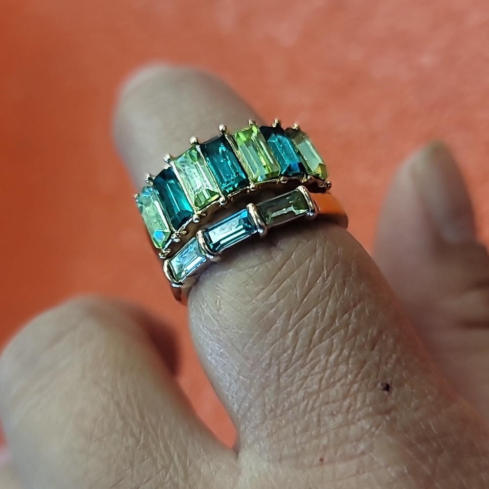 Elegant Multicolor Gemstone Ring